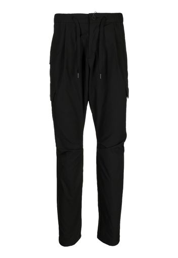 Herno drawstring tapered trousers - Schwarz