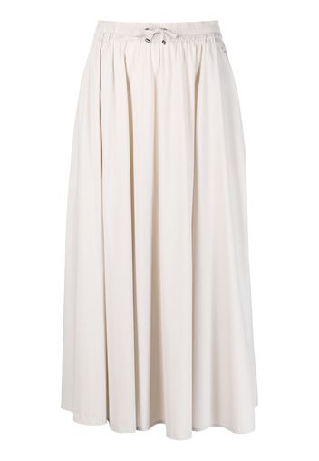 Herno drawstring midi skirt - Grau