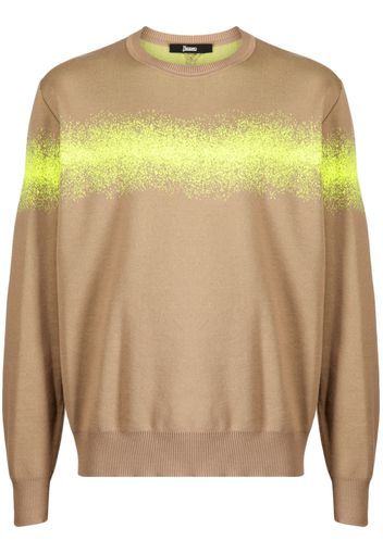 Herno Sweatshirt mit Graffiti-Print - Braun