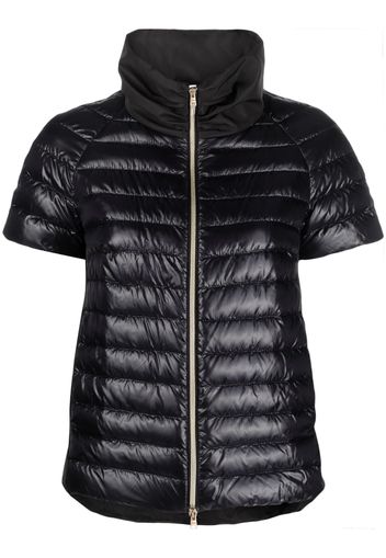 Herno short-sleeve quilted jacket - Schwarz