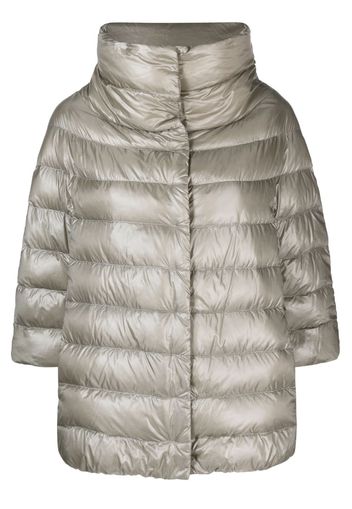 Herno high-neck puffer jacket - Grau