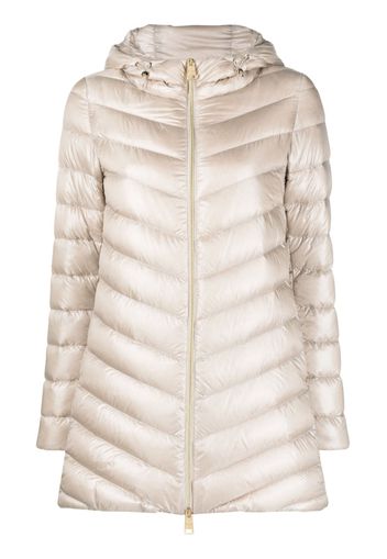 Herno hooded puffer jacket - Nude