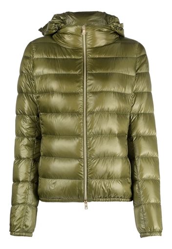 Herno hooded down puffer jacket - Grün