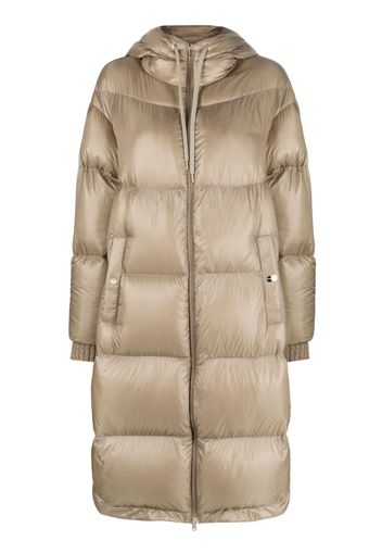 Herno quilted hooded coat - Braun