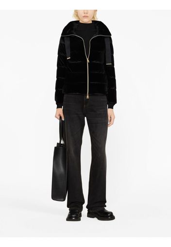 Herno feather-down puffer jacket - Schwarz