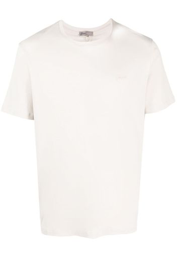 Herno logo-plaque cotton T-shirt - Nude