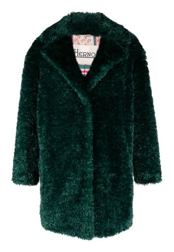 Herno faux-fur coat - Grün