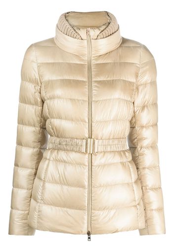 Herno high-neck padded jacket - Nude