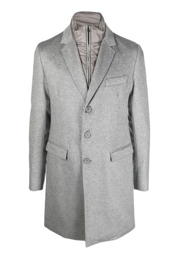 Herno single-breasted cashmere coat - Grau