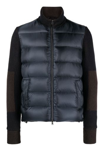 Herno zip-up padded jacket - Blau