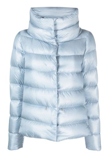 Herno funnel-neck padded jacket - Blau