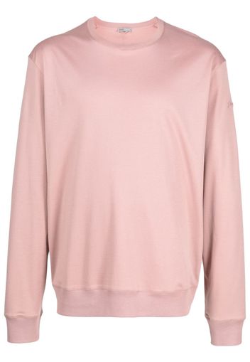 Herno long-sleeved cotton sweatshirt - Rosa