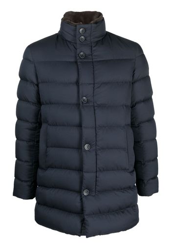 Herno padded high-neck coat - Blau