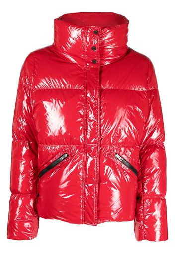 Herno funnel-neck puffer jacket - Rot