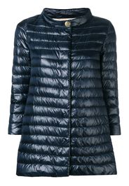 Herno Daunenjacke mit weitem Stehkragen - Blau