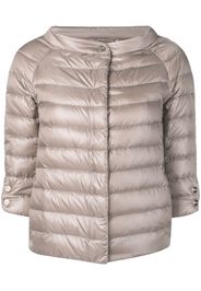 Herno Daunenjacke mit Dreiviertelärmeln - Nude