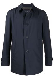 Herno Mantel mit Knopfleiste - Blau
