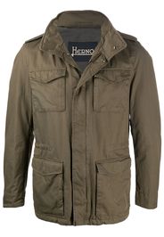 Herno Jacke im Military-Look - Grün