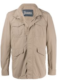 Herno Utility-Jacke mit Stehkragen - Nude
