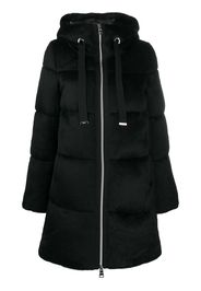 Herno Mittellanger Daunenmantel - Schwarz