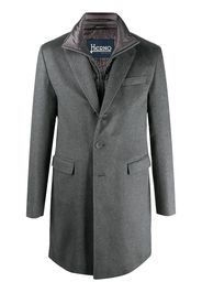 Herno Mantel im Layering-Look - Grau