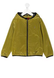 Herno Kids Kapuzenjacke aus Chinakrepp - Grün