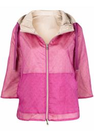 Herno logo-print jacket - Rosa