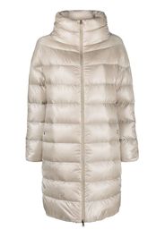 HERNO high-neck puffer jacket - Nude