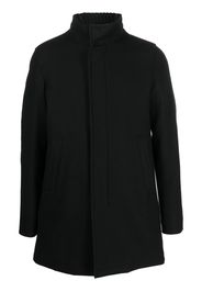 Herno single-brested fitted coat - Schwarz