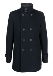 Herno double-breasted wool coat - Blau
