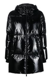 Herno high-shine puffer coat - Schwarz