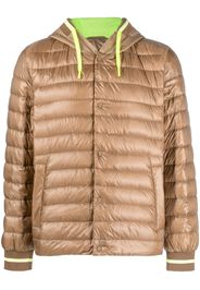 Herno drawstring hooded down jacket - Nude