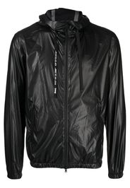 Herno zip-fastening hooded jacket - Schwarz