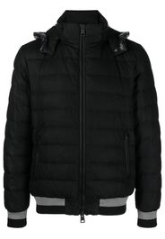 Herno quilted-finish padded jacket - Schwarz