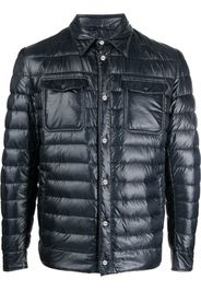 Herno classic-collar padded jacket - Blau