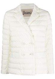 Herno padded double-breasted blazer - Weiß