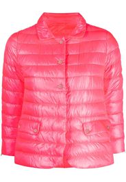 Herno crop-sleeve padded down jacket - Rosa
