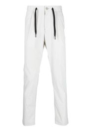 Herno drawstring-waist cropped trousers - Weiß