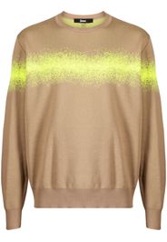 Herno Sweatshirt mit Graffiti-Print - Braun
