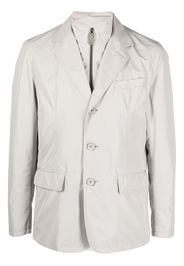 Herno buttoned-up single-breasted blazer - Nude