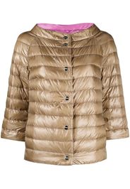 Herno reversible quilted jacket - Braun