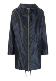 Herno techno taffeta parka coat - Blau