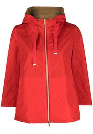 Herno reversible monogram-print jacket - Rot