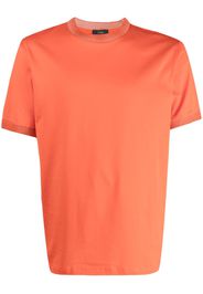Herno crew-neck cotton T-shirt - Orange