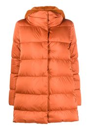 Herno detachable-hood padded coat - Orange