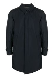 Herno classic-collar waterproof coat - Blau