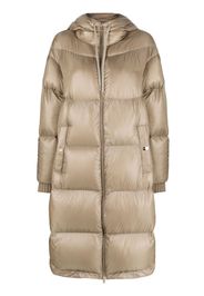 Herno quilted hooded coat - Braun
