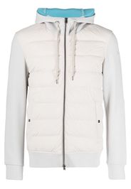 Herno zip-up hooded down jacket - Grau