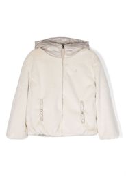 Herno Kids padded hooded jacket - Nude