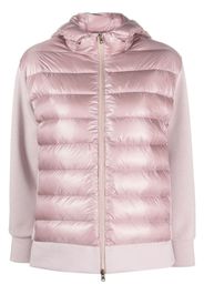 Herno padded-panels hooded jacket - Violett